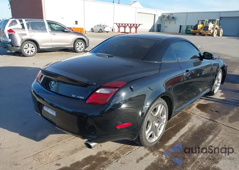 2008 Lexus Sc 430 z USA, uszkodzony, nr VIN JTHFN45Y089020241